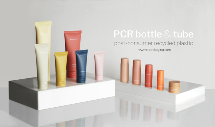 PCR bottles & tubes for clean beauty brand Waphyto